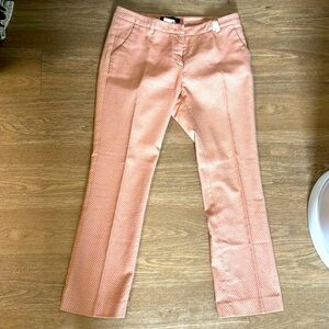 Weekend Max Mara Orange Capri Flare Pant 4